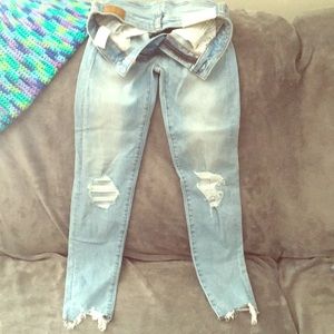 Brand new with tags! high rise crop AEO